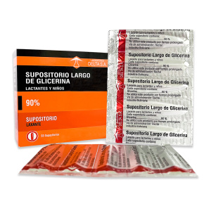 SUPOSITORIO LARGO DE GLICERINA