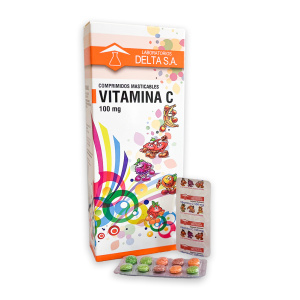 VITAMINA C 100 mg. Comprimidos Masticables